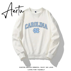 American Basketball Autumn Fashion Casual Hoodies For Men Woman Sweatshirt Basic Solid Color High Quality Streetwear Top Thicke Aiertu