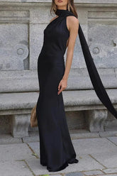 Aiertu - Sexy Backless Halter Evening Dresses Aiertu