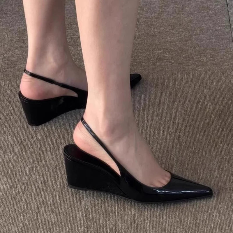 Aiertu - Women's Sandals Sexy Pointed Toe High Heels Shoes New Slippers Summer Designer Brand Party Dress Shoes Mujer Slides Aiertu