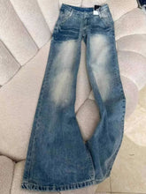 Aiertu - Elegant Crack Socialite Style Straight Wid Leg Pants Vintage Flare Fairycore Pant All-match Slim Spice Girls Sweatpants Aiertu