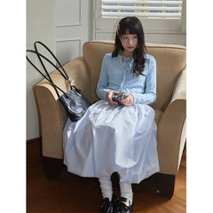 Aiertu - Kawaii Cute Midi Skirt Women Japanese Streetwear Ball Gown Bud Skirts Summer Fashion Harajuku Casual Design A Line Faldas Aiertu