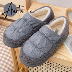 Booties Woman Winter Female Cotton Shoes Anti-skid Snow Boot Wind and Cold Protection Keep Warm Fur Women's Ankle Boots Aiertu