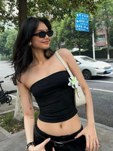 Aiertu - Hottie Classic Solid Tops Women High Elasticity Sleeveless Backless Simple Street Versatile Daily Summer Fashion Clothes Aiertu