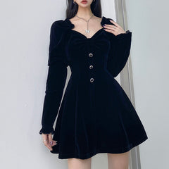 Aiertu - Princess Sleeve High Waist Dress Aiertu
