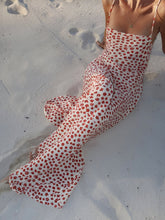 Aiertu Strappy Floral Print Crisscross Flowy Long Sundress shopify