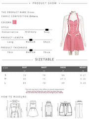 Aiertu - Puss Plaid Patchwork Mini Dress Women Lace-Up Halter Button Decorated Backless Vacation Street Sweet Style Fashion Outfits Aiertu
