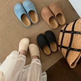 Aiertu - Summer Breathable Hollow Out Women Mules Slippers Fashion Slip On Singbacks Shoes Ladies Casual Dress Slides Aiertu