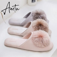 Cute Women Slippers Home Indoor Women House Shoes Summer Ladies Slides Aiertu