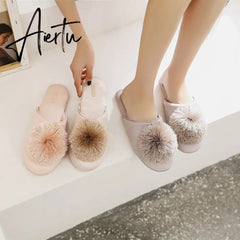 Cute Women Slippers Home Indoor Women House Shoes Summer Ladies Slides Aiertu