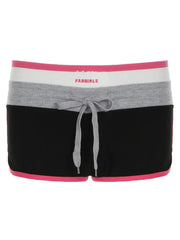Aiertu - Contrast Lace-up y2k Shorts Women Sexy Skinny Low Rise Super Short Pants for Summer Streetwear 2000s Lady Bottoms Basic Aiertu