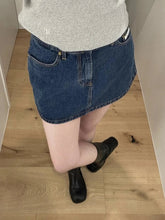 Aiertu - New Blue Vintage Denim Skirts For Women Low Waist Pocket Chic Mini Skirt 2025 Spring New Streetwear Fashion Casual Short Faldas Aiertu