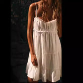 Aiertu - Europe, America 2026 summer new French sweet frilly backless suspender dress Aiertu