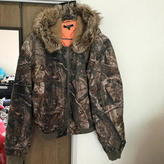 Aiertu - Gothic European and American Fur Collar Camouflage Zipper Hoodie Punk Retro Grunge Hip Hop Y2k Thickened Couple Cardigan Jacket Aiertu
