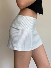 Aiertu Striped Office Mini Skirt Aiertu