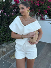 Aiertu - Elegant White Sleeveless Women Vest Asymmetric V-neck Off Shoulder Slim Female Waistcoat 2026 Summer New Chic Lady Streetwear Aiertu
