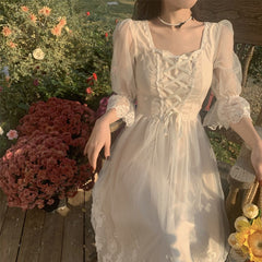 Aiertu - First Love Cottage Dress Aiertu