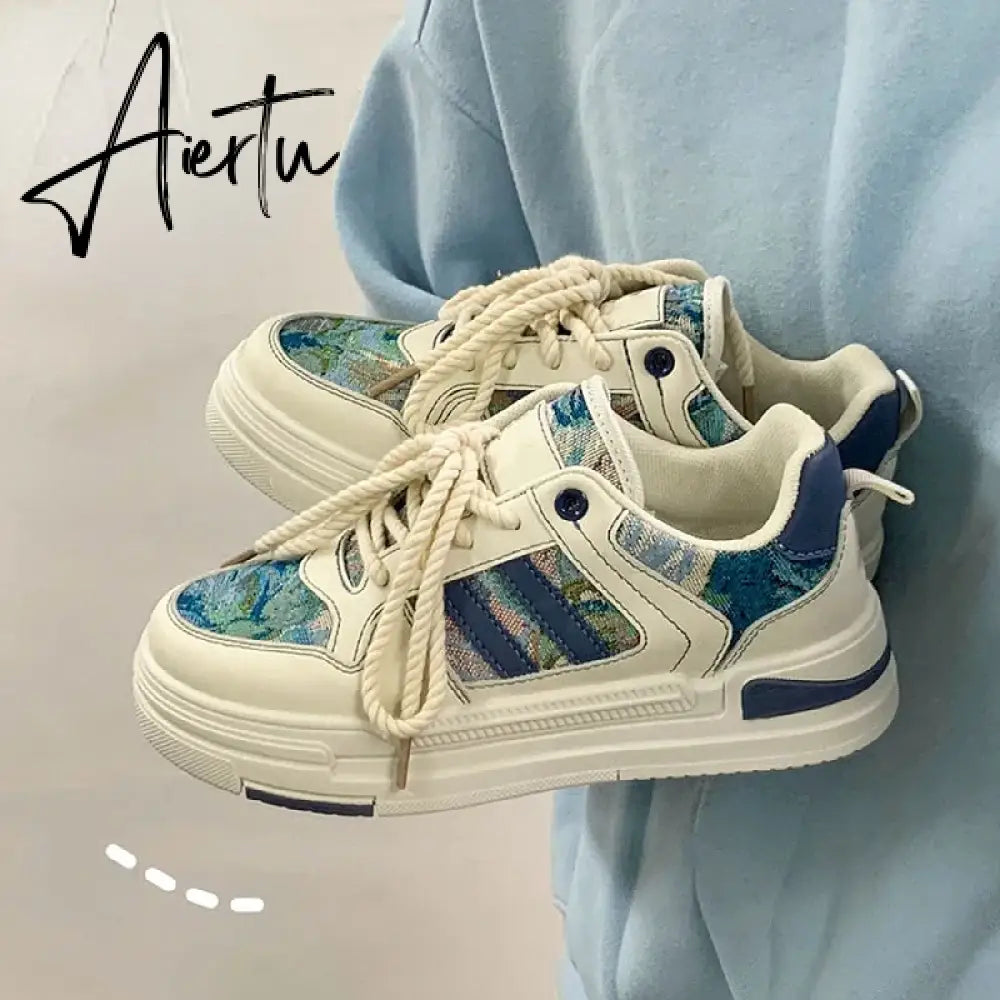 Exquisite and Beautiful Shoes for Women Casual Retro All-match Elegant Student Niche Original Sneakers Zapatillas Mujer Aiertu