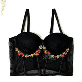 Aiertu - party look snspos Rhinestone Female Corset Top Women Camis Nightclub Short Sexy Camisole Mujer Lingerie Tube Bra Debardeur Aiertu