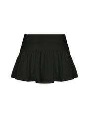 Aiertu -Low-Rise Ruched A-Line Mini Skirt aiertu