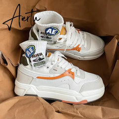 Fashion Summer Women Sneakers All-match Mixed Color Men Running Sports Shoes Platform Rock Casual Ladies Breathable Shoes Aiertu