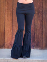 Aiertu - Multi Layered Splice Flare Leg Pants Aiertu