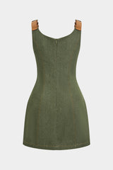 Aiertu Metallic Decor Sleeveless Dress Aiertu
