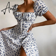 Glamm Lady Print Casual Sexy Dresses For Women Bodycon Autumn Dress Strapless Split Club Party Dresses Spaghetti Strap Vestidos Aiertu