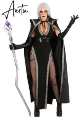 Halloween Witch Vampire Costumes for Women Adult Medieval Sorcerer Carnival Party Performance Drama Masquerade Clothing Aiertu