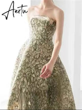Halter Neck Sundress Women Beach Lace Vintage Sexy Sleeveless Boho Party Backless Runway Embroidery Summer Woman Dress Robe Aiertu