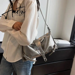 High Quality Women's Bags Autumn New Fashion Simplicity High-capacity Advanced Sense Shoulder Bag Solid Versatile Handbag Aiertu