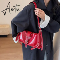 High Quality Women's Bags Autumn New Fashion Simplicity High-capacity Advanced Sense Shoulder Bag Solid Versatile Handbag Aiertu