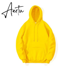 Hot Spring Autumn Fashion Brand Women and Men's Hoodies Male Casual Hoodies Sweatshirts Men Solid Color Hoodies Sweatshirt Tops Aiertu