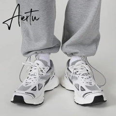Men Women Sneakers Plus Size 41 42 43 Women's Casual Shoes Fashion Chunky Sneakers Woman Thick Sole Sport Shoes Big Size Shoes Aiertu