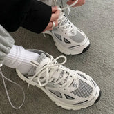 Men Women Sneakers Plus Size 41 42 43 Women's Casual Shoes Fashion Chunky Sneakers Woman Thick Sole Sport Shoes Big Size Shoes Aiertu