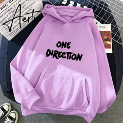 New letter Graphic One Direction Merch Harajuku Aesthetic Women Pullover Hoodie Sweatshirt Streetwear Clothes Aiertu