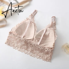 Sexy Lace Underwear French Bra Set Comfortable Women Bras Lingeries Ladies Underwear Suit Aiertu