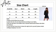 Aiertu Sexy Mesh Mini Dress Women Backless Black Bodycon Dress Summer Elegant Long Sleeve Party Dress Female Slim Solid Chic Dresses Aiertu