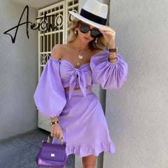 Spring Summer Crop Top Women Tees Tops Sexy Club Slash Neck T-Shirts Streetwear Solid Button Long Sleeve Slim T Shirt Women Aiertu