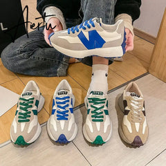 Spring Women Fashion Sneakers Skateboard Lightweight Outdoor Sports Shoes Breathable Mesh Fitness Running Casual Shoes Aiertu