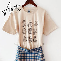 sunfiz HJN Dandelion Vintage Botanical Tshirt, Hiking TShirt, Botanical Print Shirt, Dandelion Shirt, Vintage Tee Aiertu