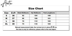 Women Autumn Winter High Waist Contrast Color Drawstring Tie Up Sweatpants High Street Wide Leg Straight Cylinder Lady Trousers Aiertu