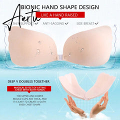 Women Backless Strapless Bralette Lady Self-Adhesive Magic Stick Invisible Bra Breast Pad Accessories Bra Aiertu