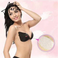 Women Backless Strapless Bralette Lady Self-Adhesive Magic Stick Invisible Bra Breast Pad Accessories Bra Aiertu