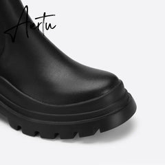 Women British Style Over-The-Knee Thick-Soled Boots mysite
