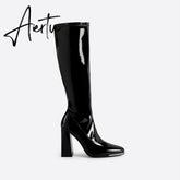 Women Chunky Heeled Boots mysite