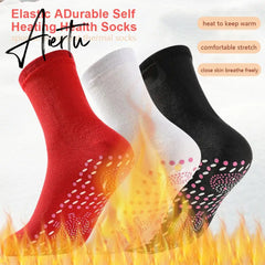 Women Self-Heating Health Care Socks Helpful Warm Cold Feet Creative Comfort Magnetic Therapy Comfortable Men Tourmaline Socks Aiertu