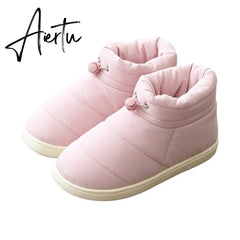 Women snow boots waterproof calzado mujer winter sapato feminino women's ankle boots warm outdoor shoes mixed colors Aiertu