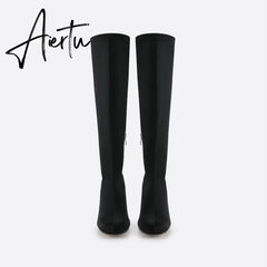 Women Square Heeled Boots mysite