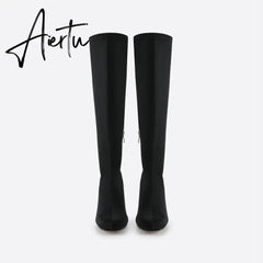 Women Square Heeled Boots mysite