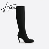 Women Square Heeled Boots mysite